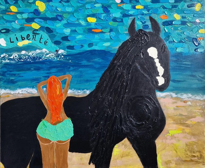 Liberté for Women, peinture originale de Venice Voisin